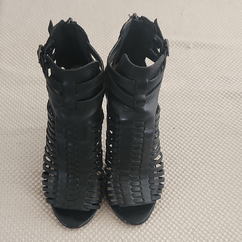 Black Women's Gladiator Heels